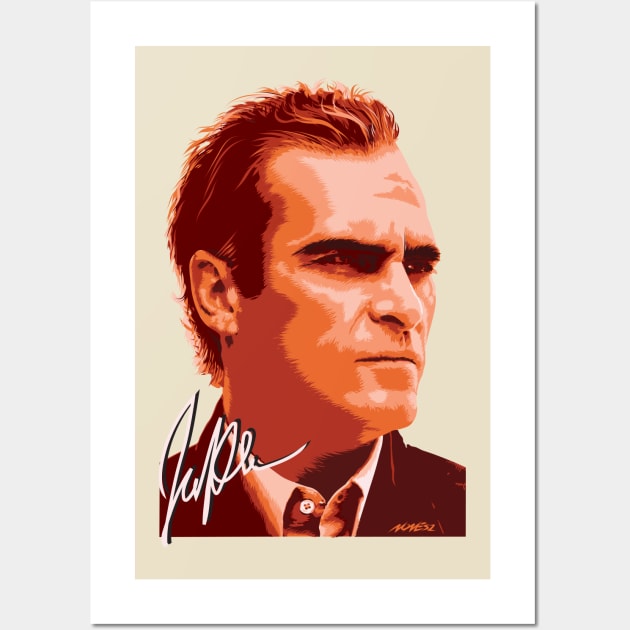 Joaquin Phoenix Signed 2 Wall Art by Nonesz Workshop